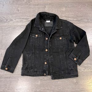 Black jean jacket sz.7Y